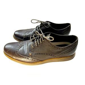 COLE HAAN men’s size 10.5 medium brown dress shoes